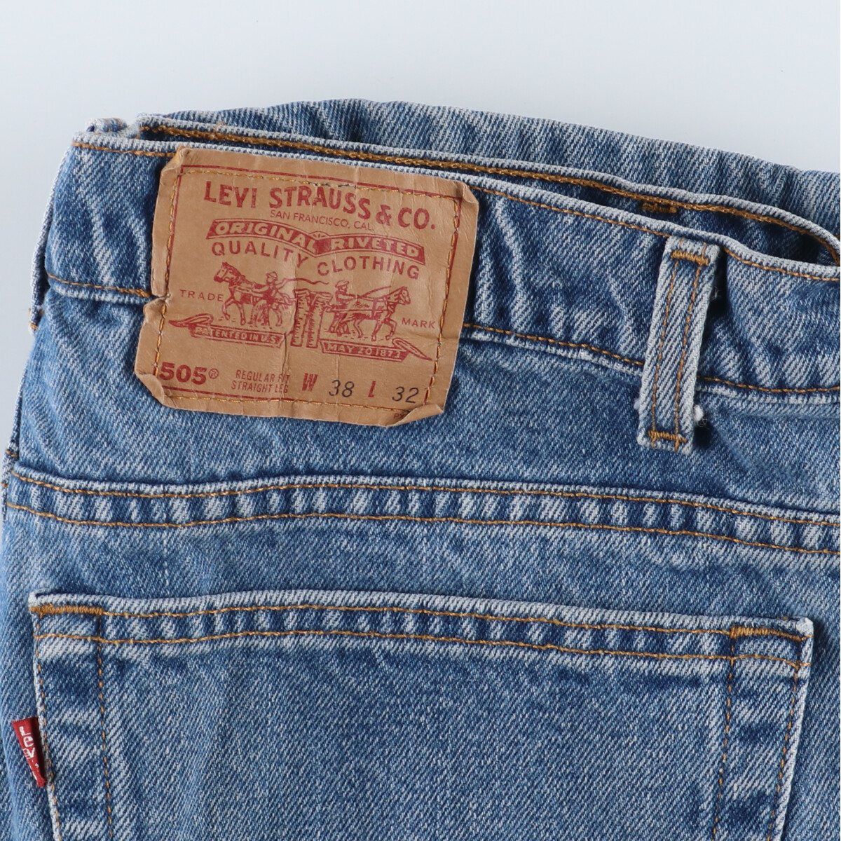 古着 90年代 リーバイス Levi's 505 REGULAR FIT STRAIGHT LEG ...