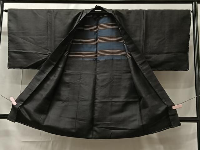 平和屋着物▽男性　長羽織　単衣　吉祥文　正絹　逸品　未使用　CAAT5931id 平和屋着物▽男性 長羽織 単衣 吉祥文 正絹 逸品 未使用 CAAT5931id