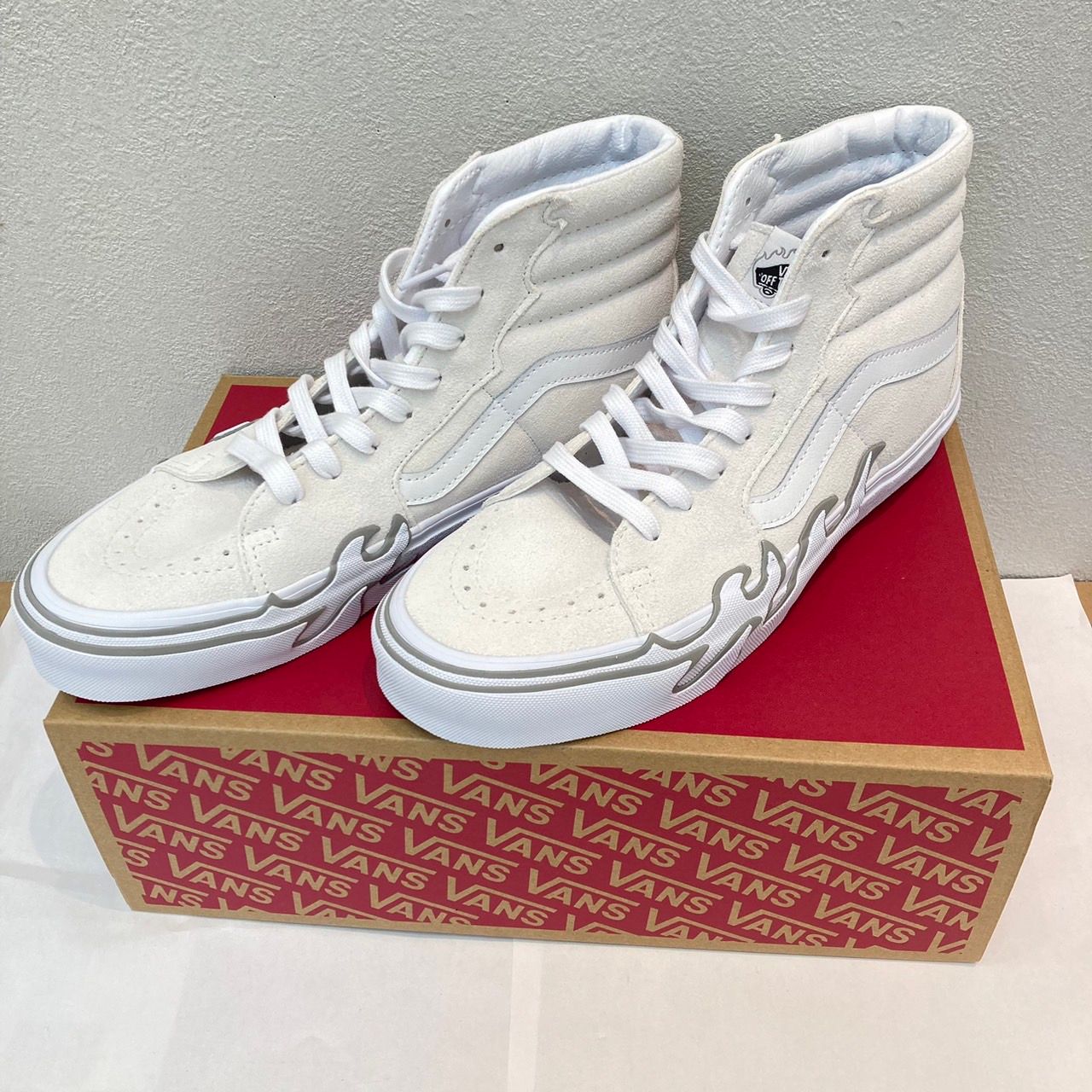 ◇ VANS バンズ SK8-HI Flameスケートハイフレイム スニーカー サイズ