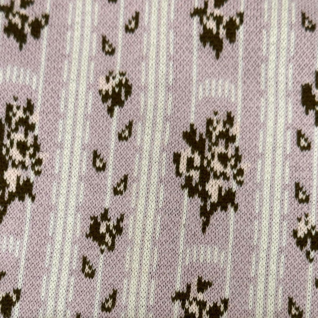 TTT_MSW 22SS Flower Jacquard Knit Cardigan フラワー ジャガード 