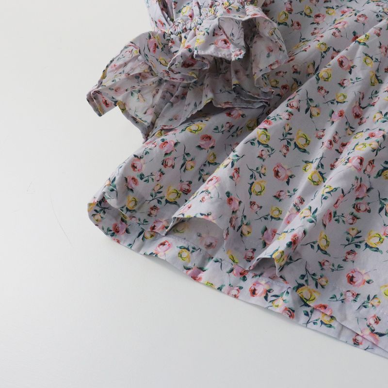 ジェーンマープル ドンルサロン Jane Marple Dans Le Salon 美品 2022SS Raining rosebuds パフスリーブブラウス M【2400013516457】 ジェーンマープル ドンルサロン Jane Marple Dans Le Salon 美品