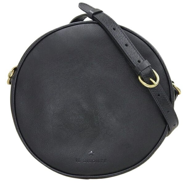 イルビゾンテ IL BISONTE レザー クロスボディ ショルダー バッグ OLIVETA CROSSBODY NERO