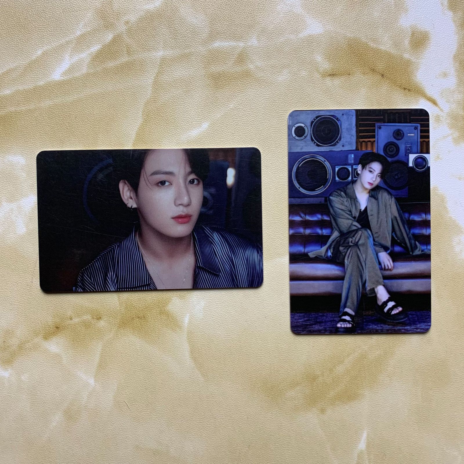 匿名配送 BTS 防弾少年団 BE jungkook ジョングク 公開 未公開ver. 韓国 ラキドロ トレカ 2枚セット