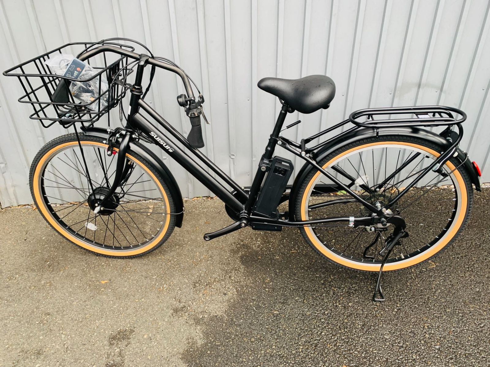 26インチ 電動アシスト自転車 BM-DTS266 5.8Ahバッテリー シマノ6段変速 アシスト３モード 6か月保証 カゴ付き