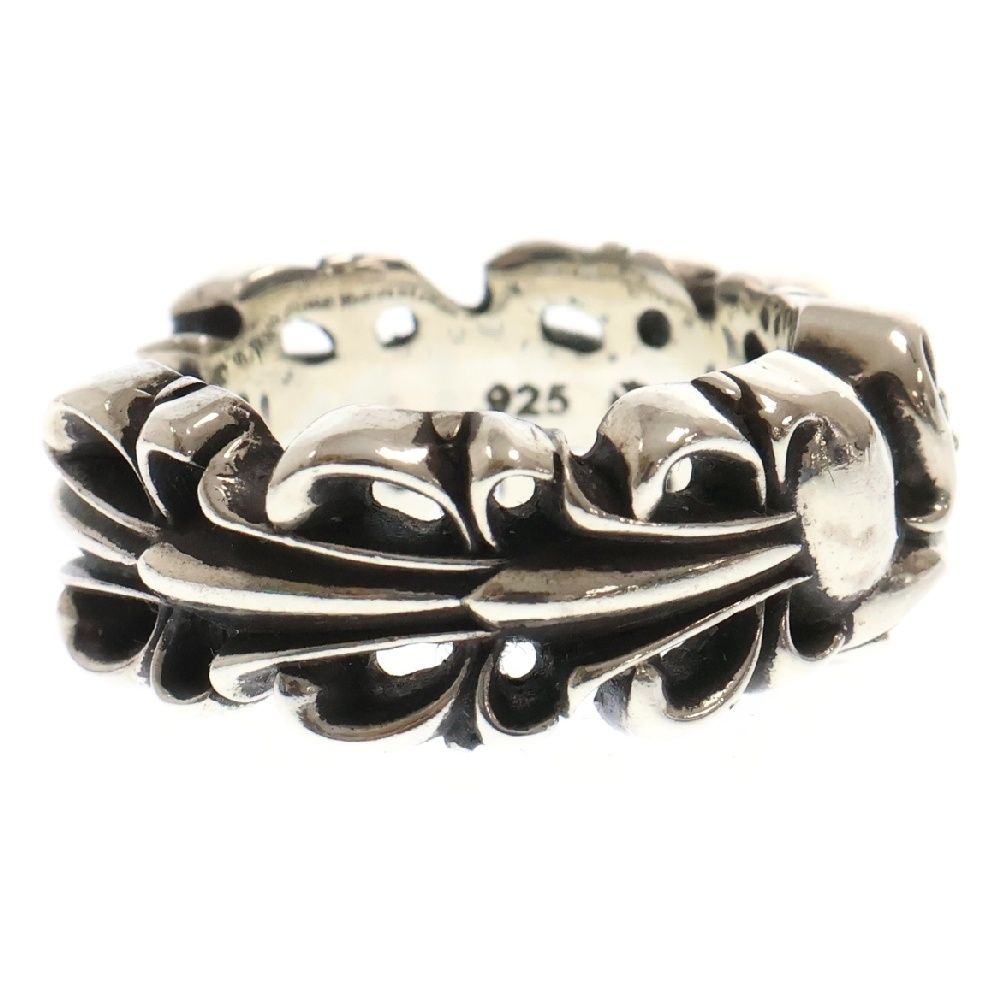 CHROME HEARTS (クロムハーツ) DBL FLORAL CRS HEART ダブルフローラル