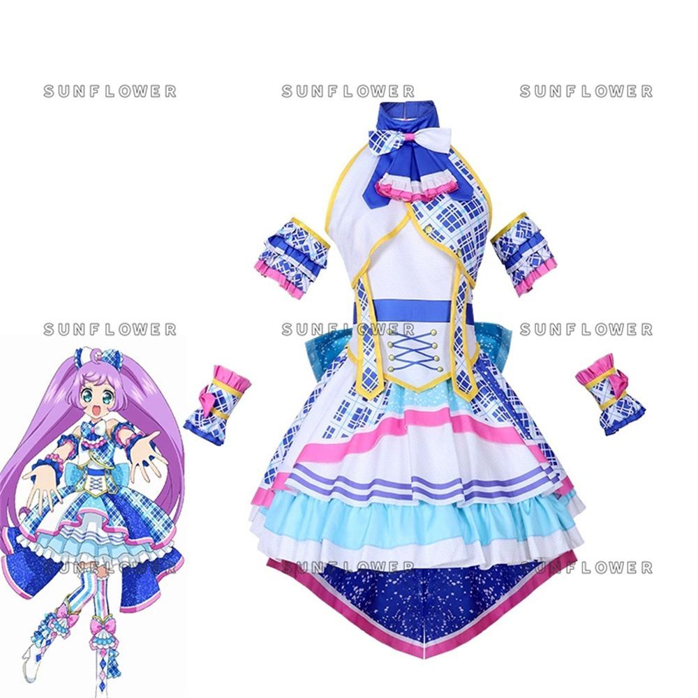 プリパラ そらみ スマイル ラブリーコーデ 真中らぁら コスプレ衣装 コスチューム ウィッグ追加 ワンピース コスプレ コスチューム 仮装 変装 ハロウィン クリスマス イベント ステージ パーティー 文化祭 学園祭 演出服 舞台衣装 忘年会 撮影