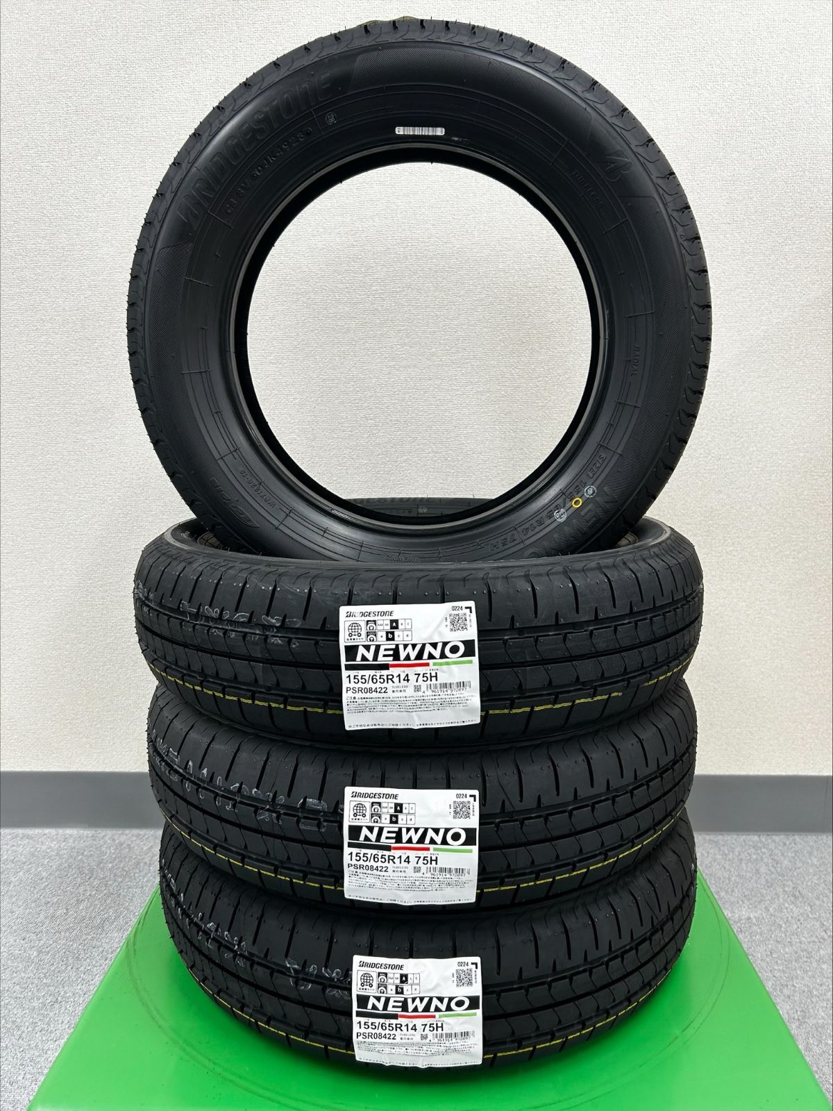 送料無料 2025年製 155/65R14 4本セット NEWNO ブリヂストン