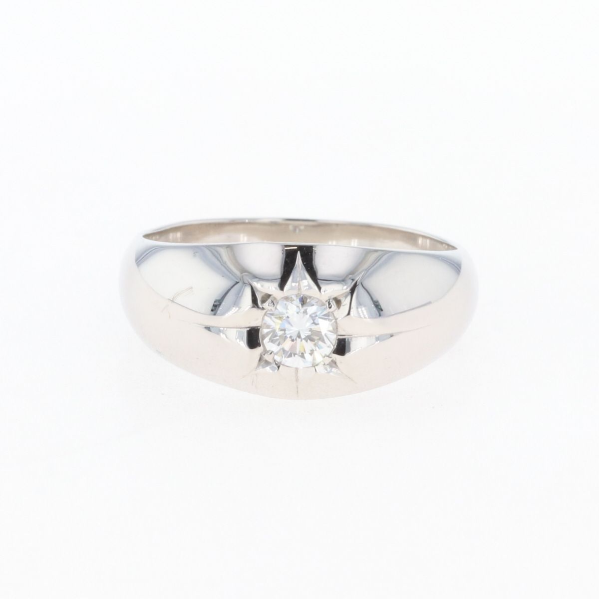 ダイヤモンド デザインリング プラチナ 指輪 リング 11号 Pt850 