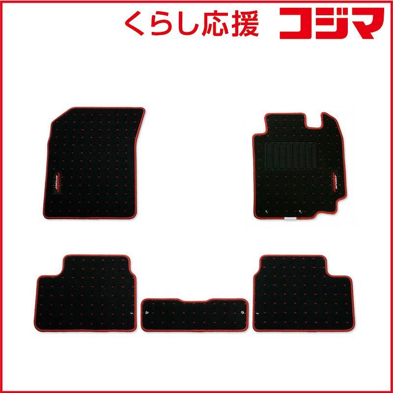 未開封 MONSTERSPORT フロアマット スイフトスポーツ ZC32S |スイフト ZC72S|ZD72S 用 ブラック×レッド 894551-4850M ♥ 送料無料