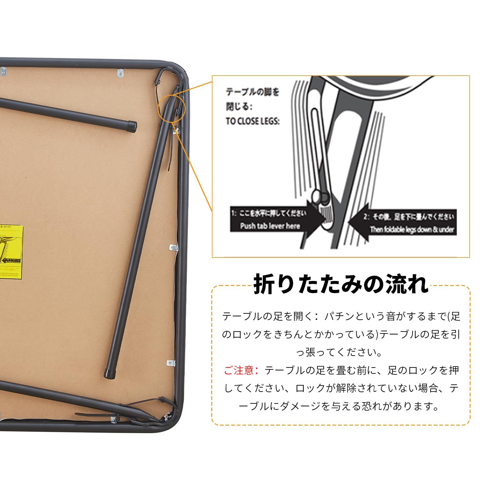 送料無料 BOOSDEN 折りたたみ テーブル ダイニングテーブル アウトドア 作業台 パズル 机 パソコンデスク 食卓 麻雀卓 四人用 省スペース 室外 リビング ゲーム 組立不要 多機能 正方形 シンプル 80cm ブラック WWW_SKLAD-KIRPICHA_RU