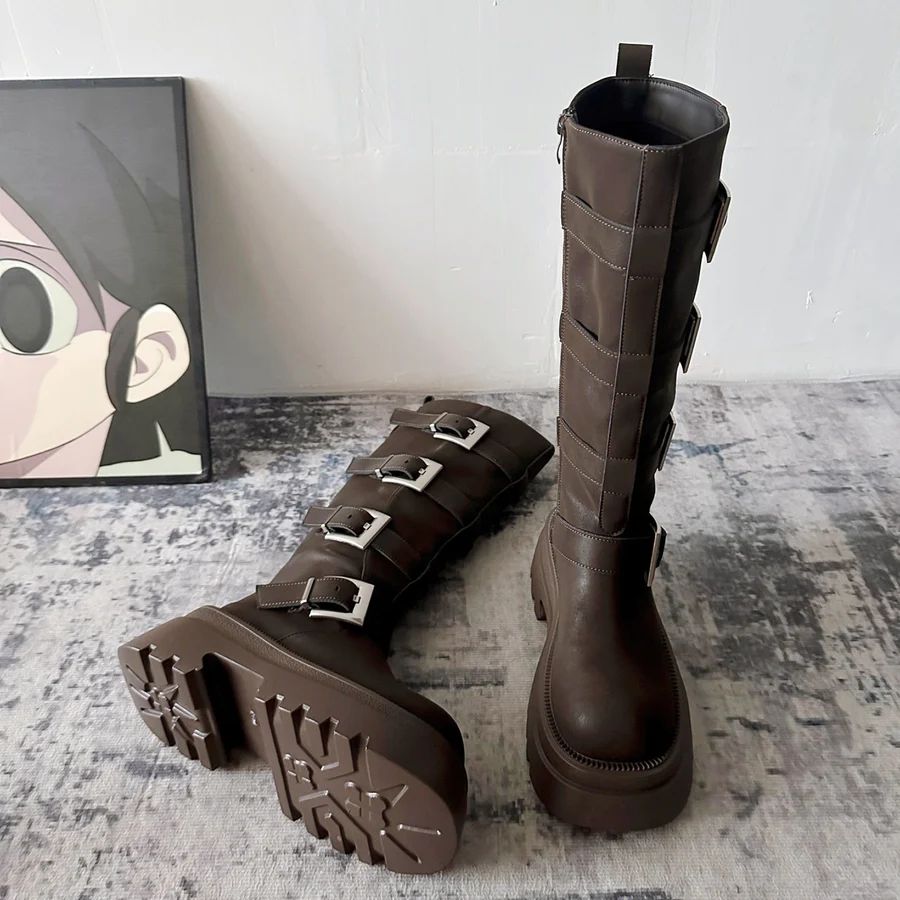 モードエッジベルトロングブーツ デート