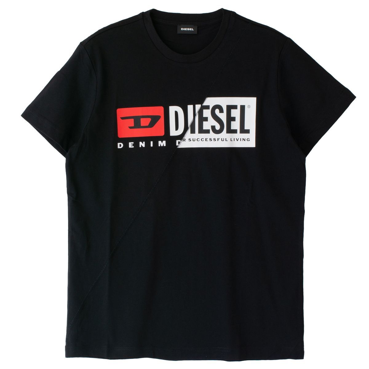 新品タグ付き DIESEL 半袖 ロゴ Tシャツ T-DIEGO-CUTY 00SDP1 0091A 