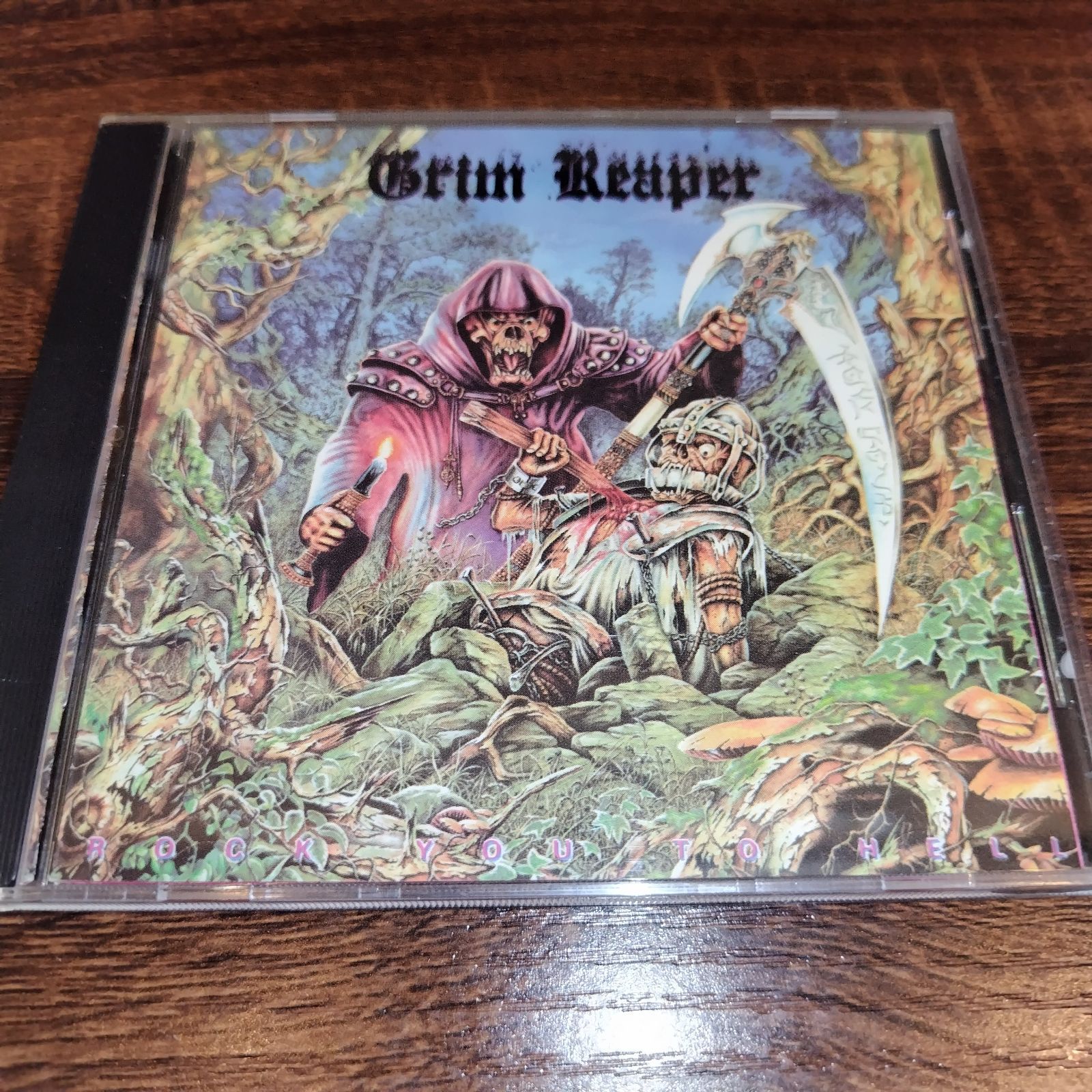 GRIM REAPER「ROCK YOU TO HELL」輸入盤中古CD ヘヴィメタル