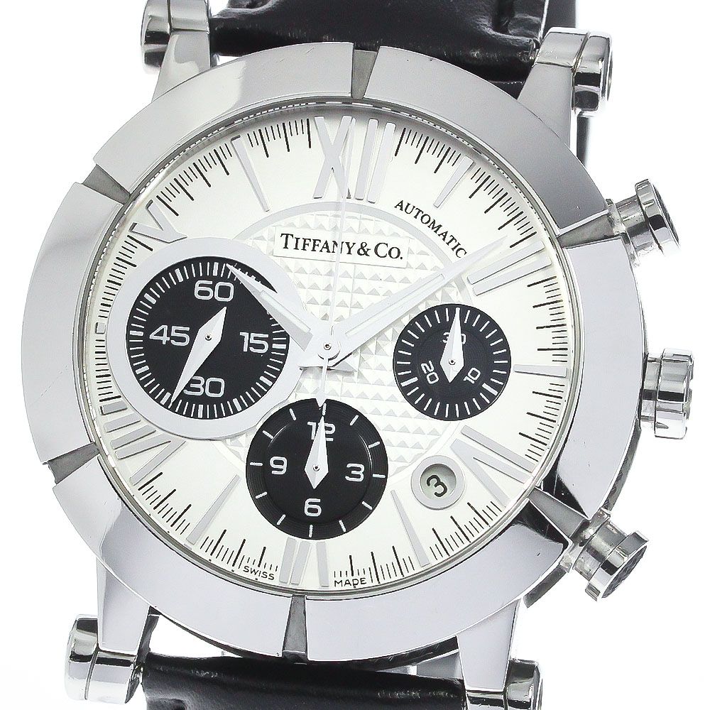 訳ありティファニー TIFFANYu0026Co. Z1000.82.12A21A00A アトラス ジェント クロノグラフ デイト 自動巻き メンズ_774768