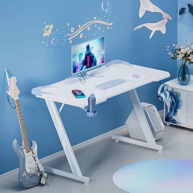 Victone ゲーミングデスク「メーカー2年」幅112cm*奥行60cm*高さ74.4cm