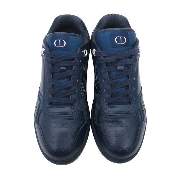 【美品 サイズ41】DIOR HOMME ディオール オム B27 GALAXY オブリーク レザー スニーカー 26cm ネイビー 47367 美品 サイズ41】DIOR HOMME ディオール オム B27 GALAXY オブリーク