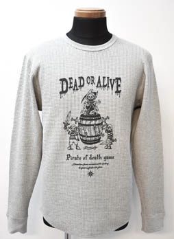 DEAD or ALIVEワッフルロンT「G120259」