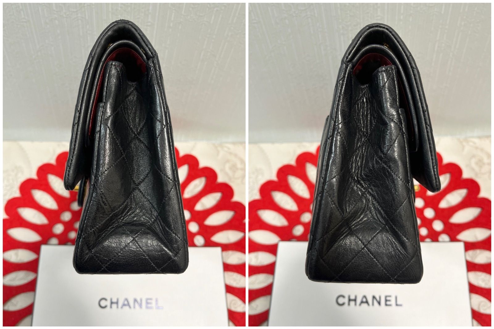 極上美品 シャネル CHANEL マトラッセ ダブルフラップ ダブル