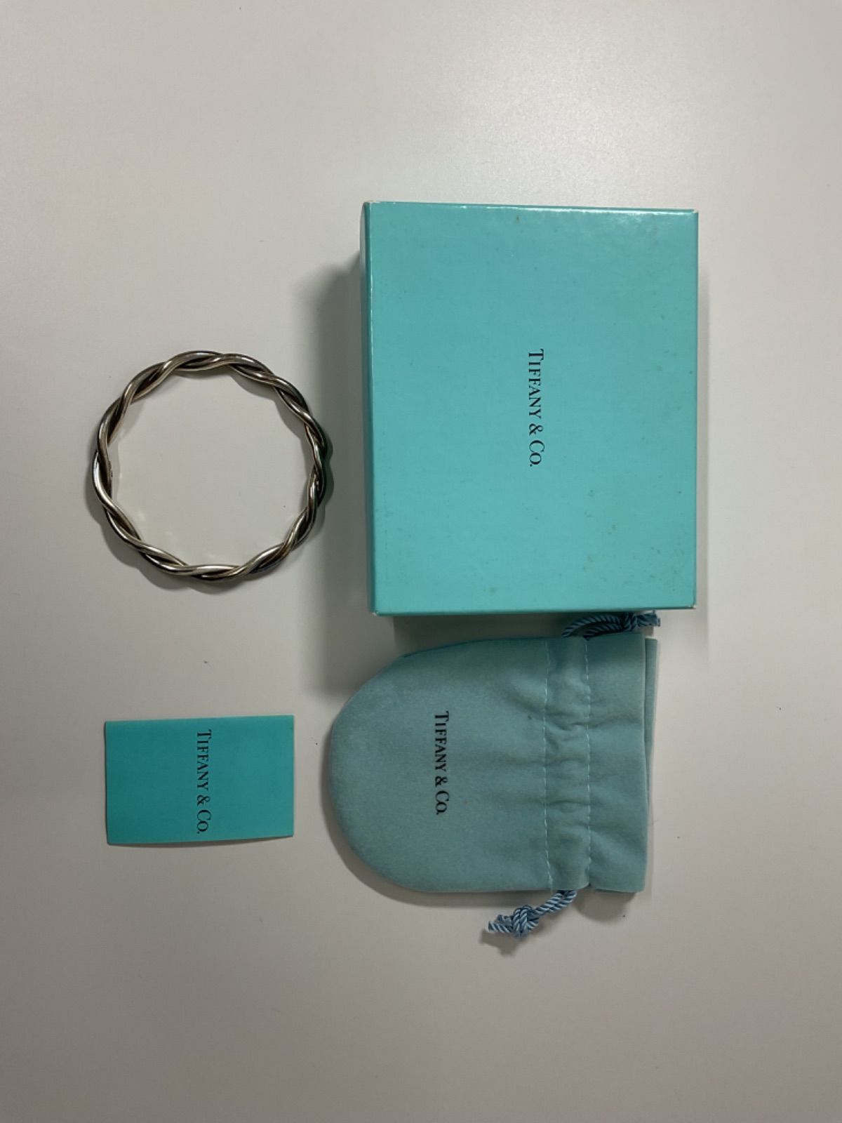 ティファニー TIFFANY TIFFANY&Co ツイスト シルバー バングル 