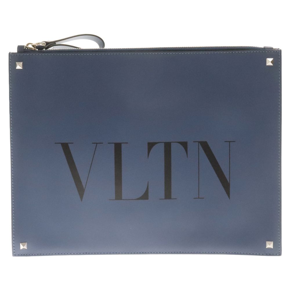 VALENTINO (ヴァレンチノ) VLTN LOGO CLUTCH BAG ロゴプリント