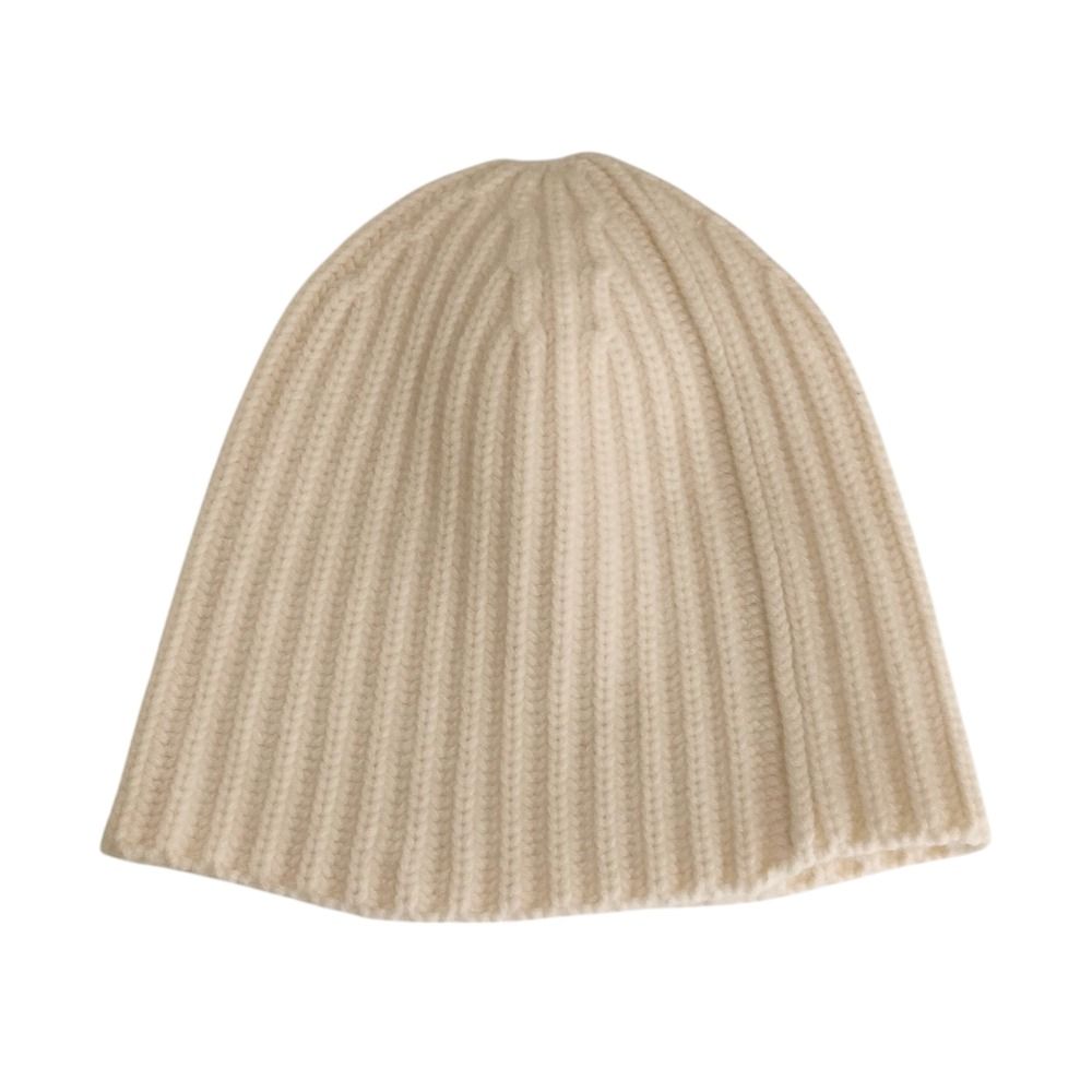 新品 Drawer カシミヤ ニット帽 美品 DRAWER ドゥロワー カシミヤ100