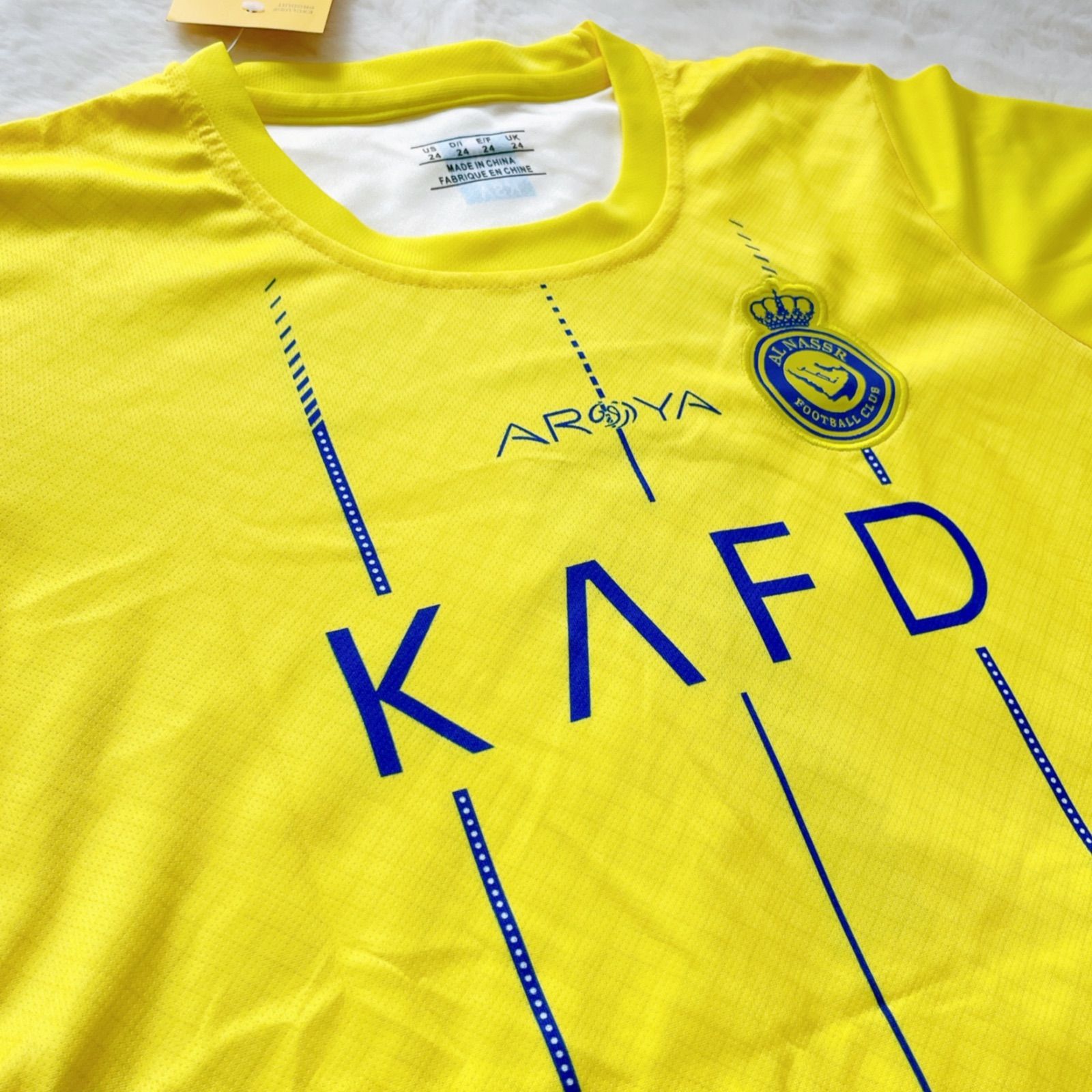 クリスティアーノ・ロナウド アル・ナスル レプリカ ユニフォーム 上下