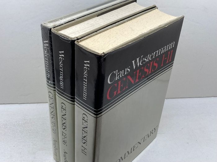 洋書 クラウス ヴェステルマン３冊セット Genesis 1-11 12-36 37-50 Claus Westermann Fortress Press