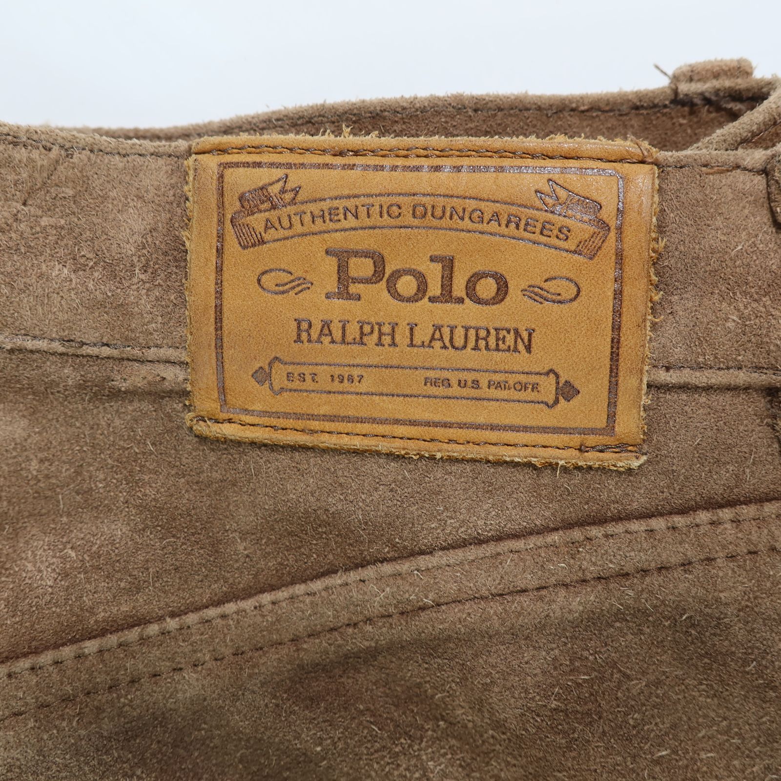 90s希少レア☆Ralph Lauren ラルフローレン レザーパンツ W32 - メルカリ