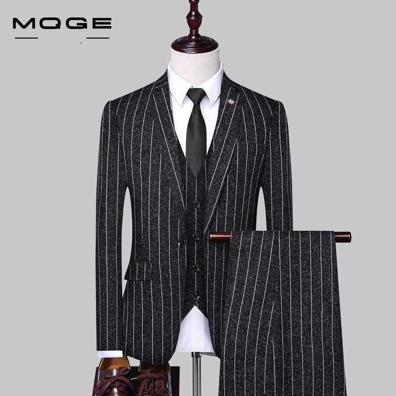 メンズ ビジネス用スリーピース ストレッチ素材 1ボタンジャケット サイズM-4XL スリムシルエット 就活 結婚式 春仕様 xzds
