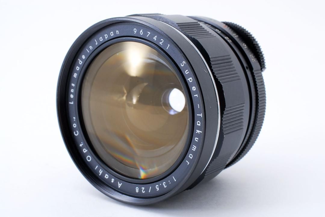 1689365 貴重！前期型 超美品 Super-Takumar F3.5/28 - レンズ(単焦点)