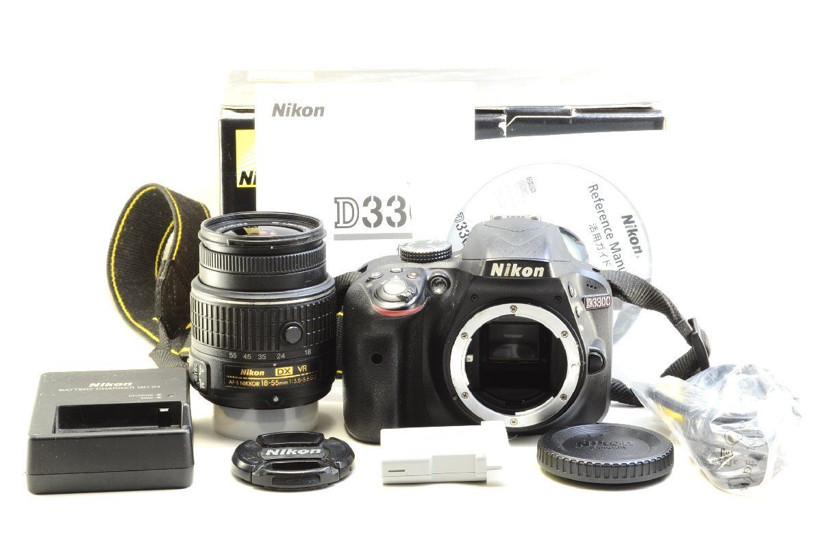 【ショット数少なめ】【箱付】Nikon D3300 18-55mmレンズキット ショット数少なめ】【箱付】Nikon D3300 18-55mmレンズキット ニコン