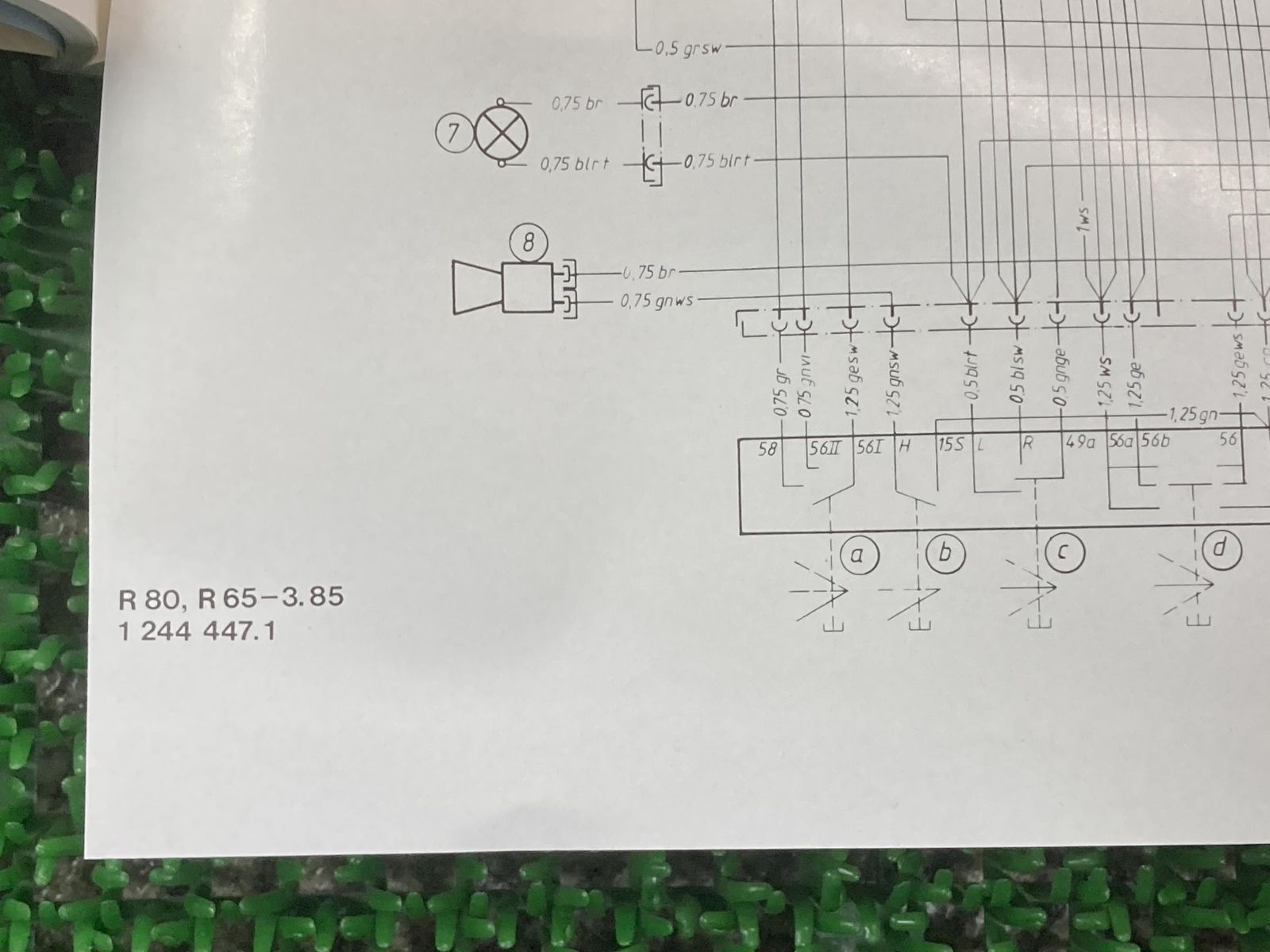 R65 R80 R80RT R100RS R100RT 取扱説明書 BMW 正規 中古 バイク 整備書