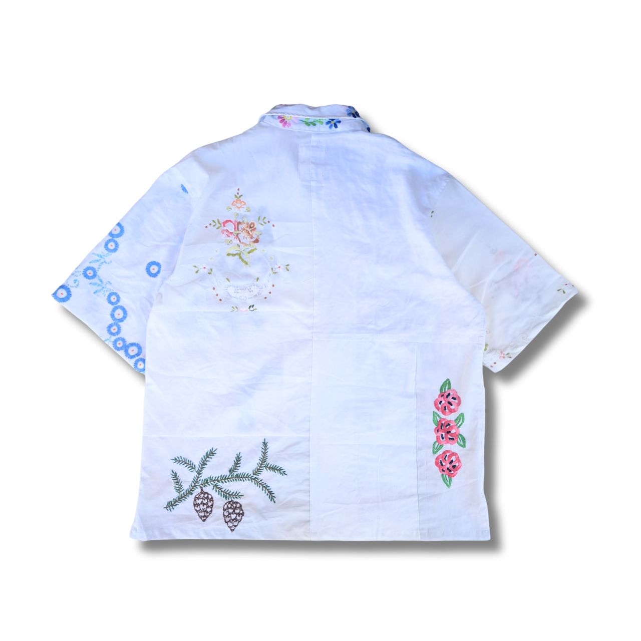 ミスターリメイクマン リメイク 古着 hand emboroidery shirt