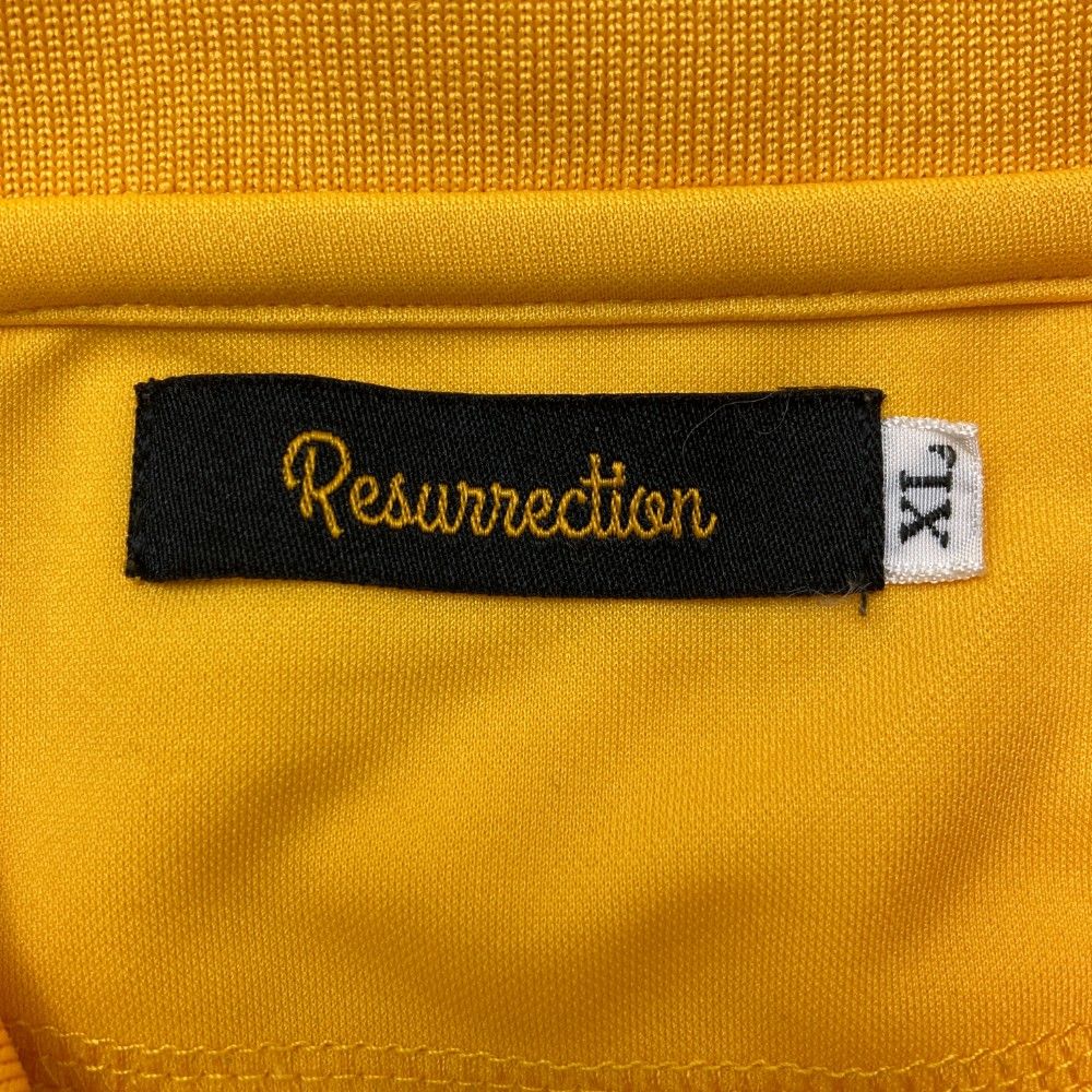 サイズ：XL RESURRECTION レザレクション 半袖ポロシャツ