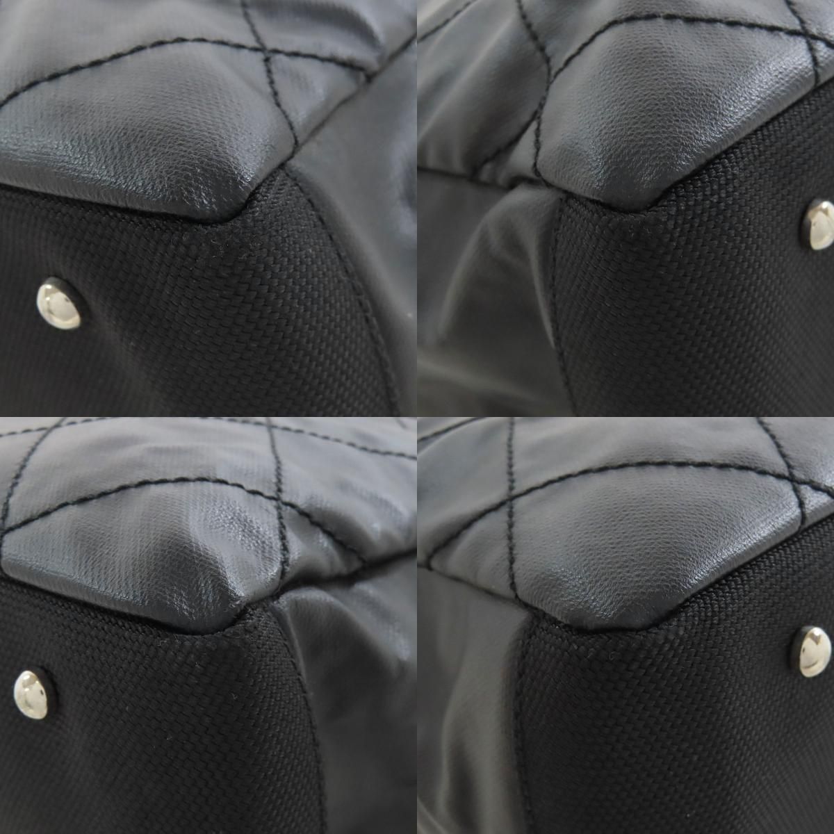 CHANEL シャネル パリビアリッツ シルバー金具 トートバッグ カーフ