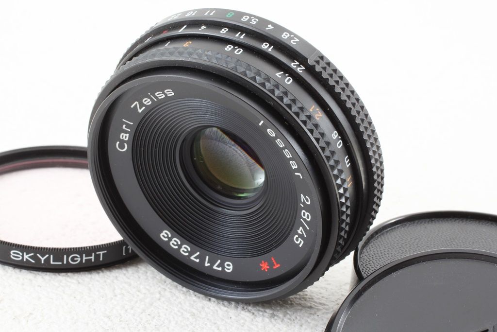 Contax コンタックス Tessar テッサー T* 45mm F2.8 パンケーキ