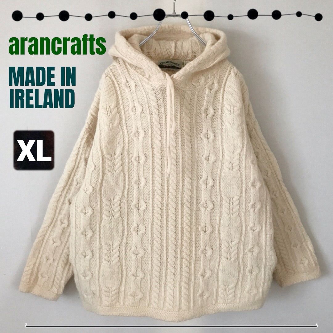 arancrafts/アランクラフツ☆90s アイルランド製☆フィッシャーマン 
