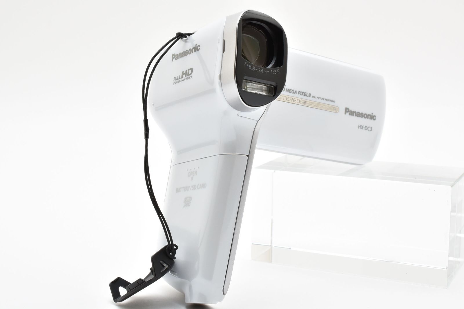 極上品・動画OK】Panasonic HX-DC3 ホワイト フルハイビジョン