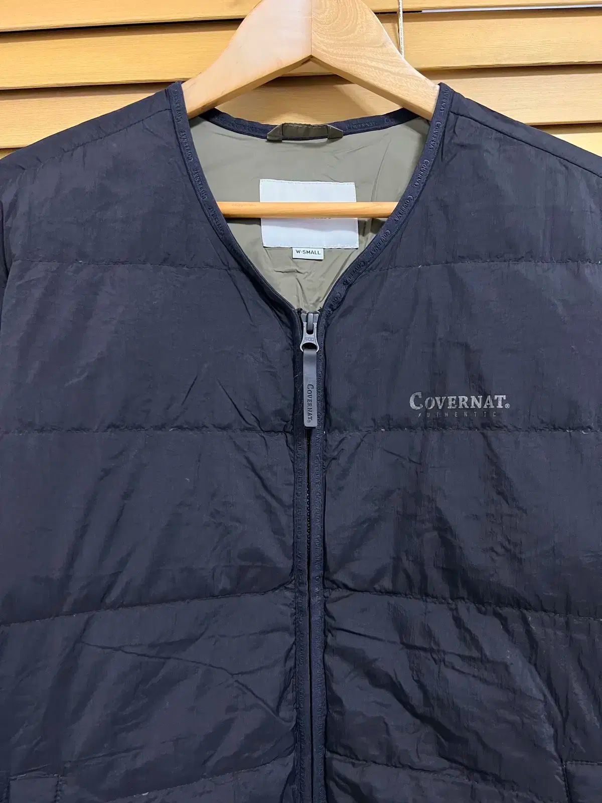 COVERNAT レディース ブラック ダックダウンダウンジャケット 軽量ダウン S