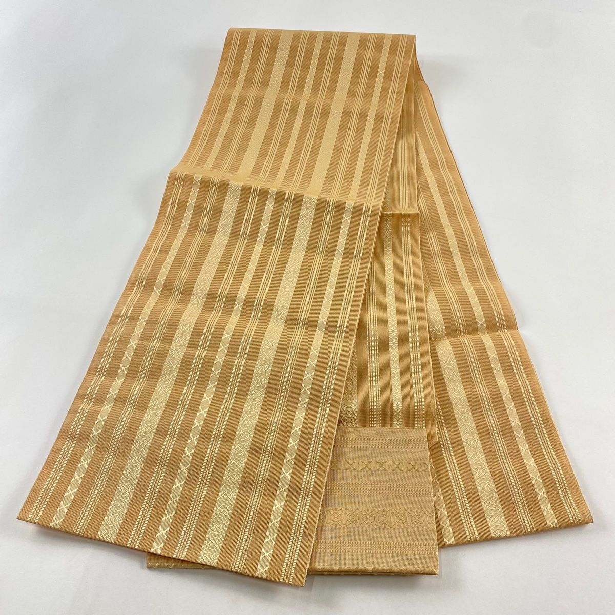名古屋帯 優品 夏帯 八寸名古屋帯 松葉仕立て トンネル仕立て