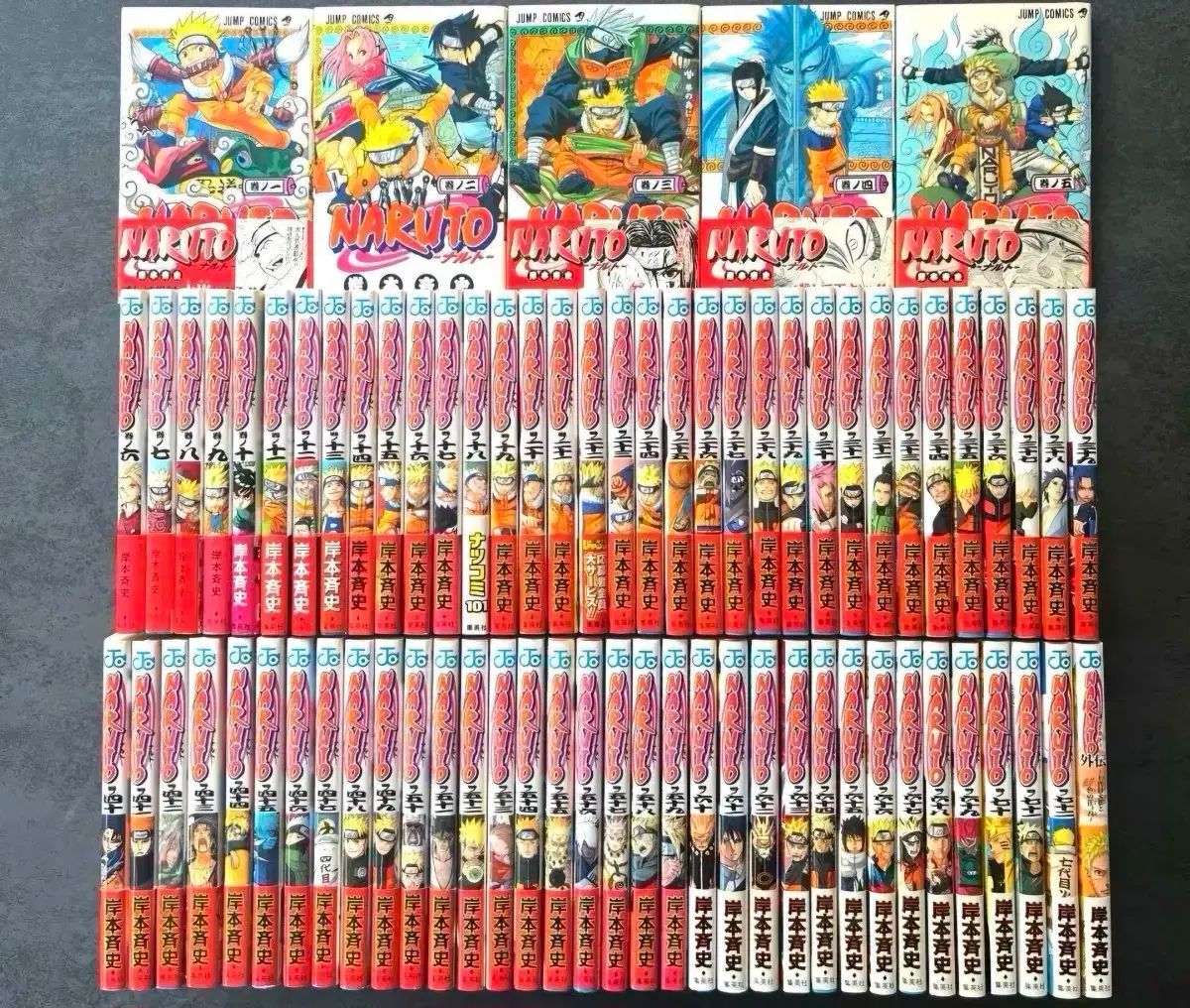 初版 NARUTO (ナルト) 1 ー 72 全巻 - メルカリ