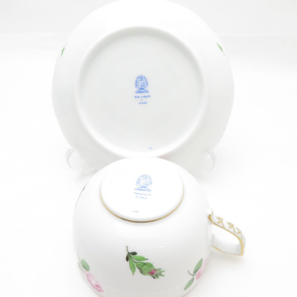 美品 Herend ヘレンド プティットローズ PR 724 ティーカップ  