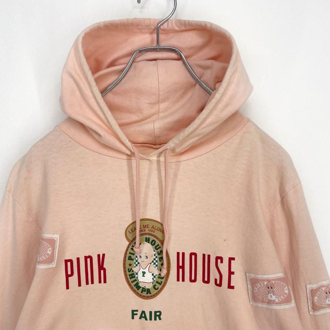 80年代 PINK HOUSE ピンクハウス 金子功期 キューピー パーカー L