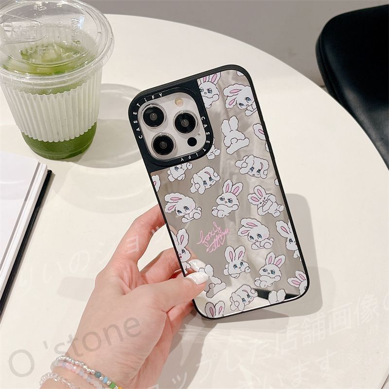新品 可愛い foxy illustrations ケースティファイ iPhone用
