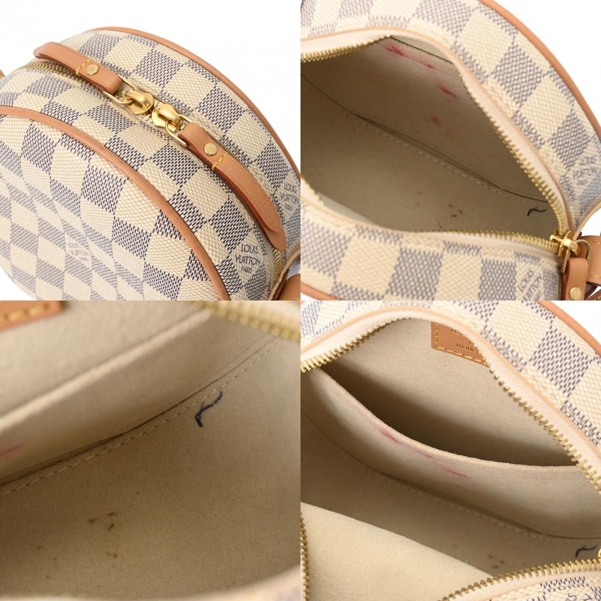 ルイ・ヴィトン ダミエアズール ボワット シャポー PM N40333 楽天市場】LOUIS VUITTON ルイヴィトン ダミエ アズール