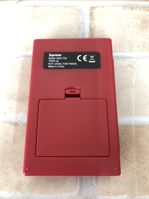 中古】 Supreme シュプリーム AWS MAX-700 Digital Scale レッド 111379838 - メルカリ