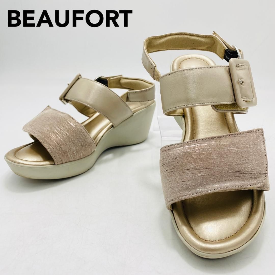 BeauFort ビューフォート ウェッジソールサンダル ストラップ SS