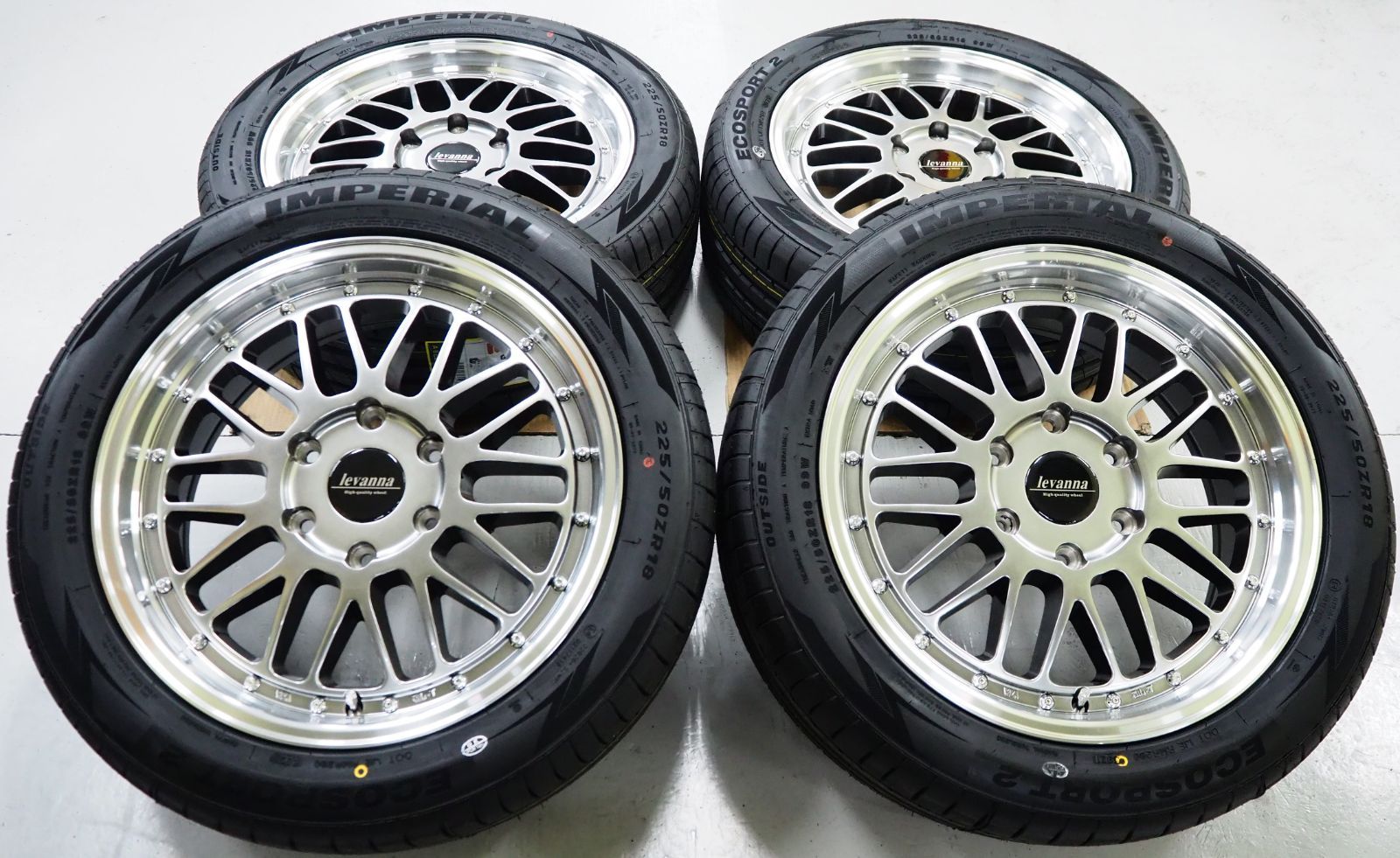 深リム メッシュ 18インチ HBK ハイエース 225/50R18 - FirstSelect