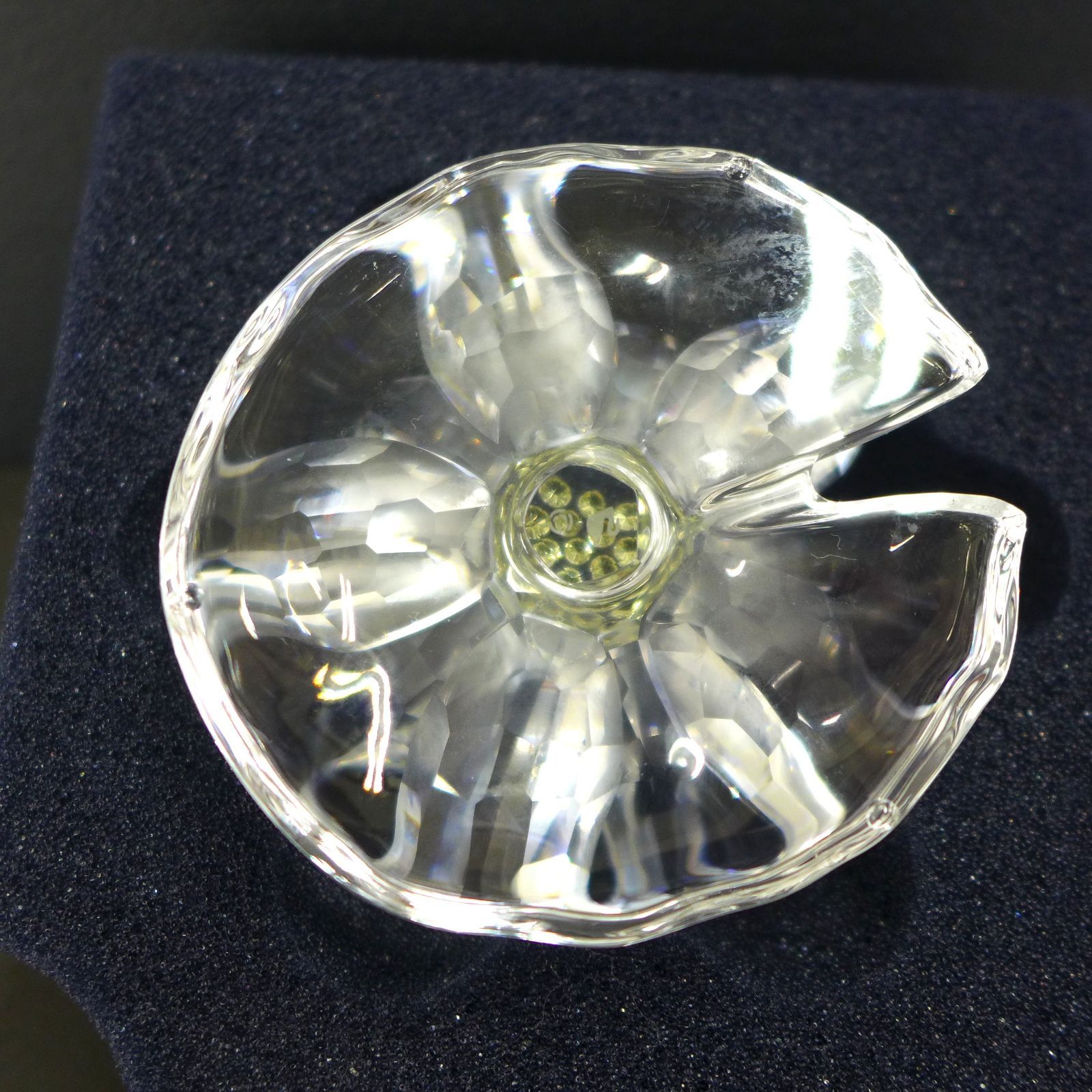 SWAROVSKI スワロフスキー 睡蓮 スイレン オブジェ 置物 公田店