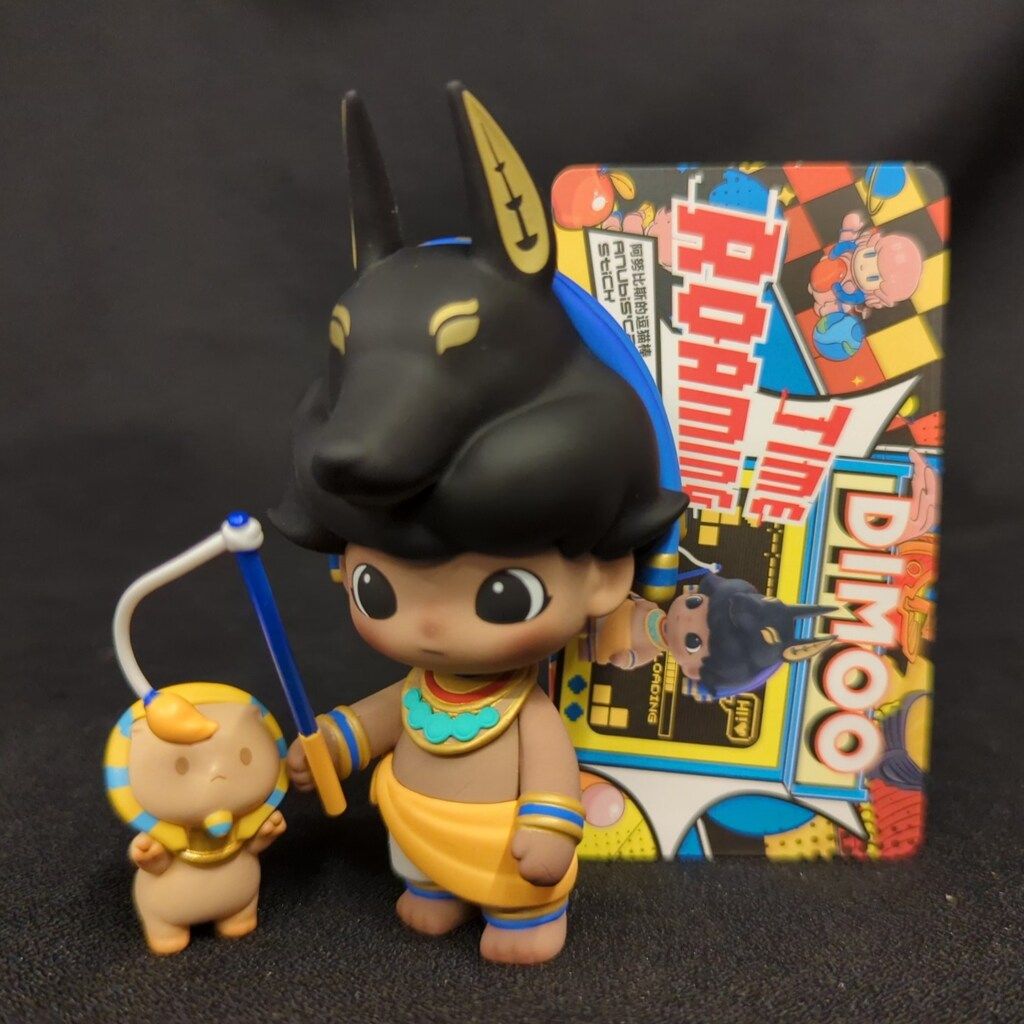 POPMART DIMOO TIME ROAMING DIMOO WORLD ANUBIS'CATTEASERSTICK - メルカリ